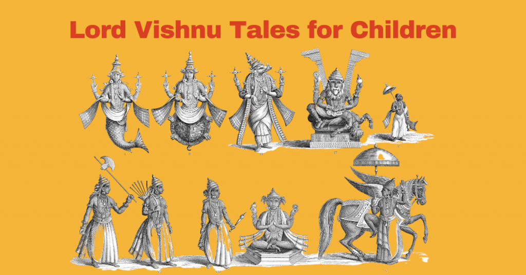 pictures of avatars of Vishnu