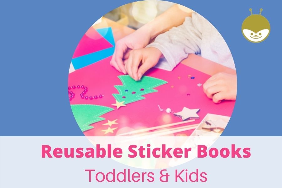 reusable sticker books - featured image