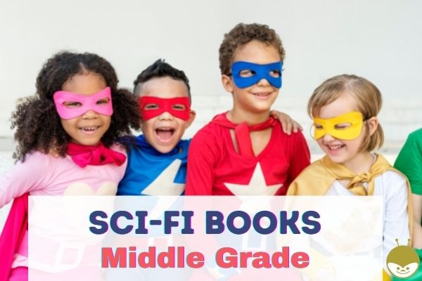 featured image of sci-fi books for middle school