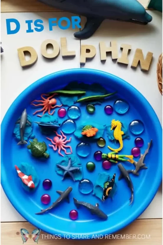 D is for dolphin craft for kids