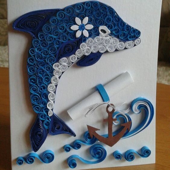 dolphin quill craft